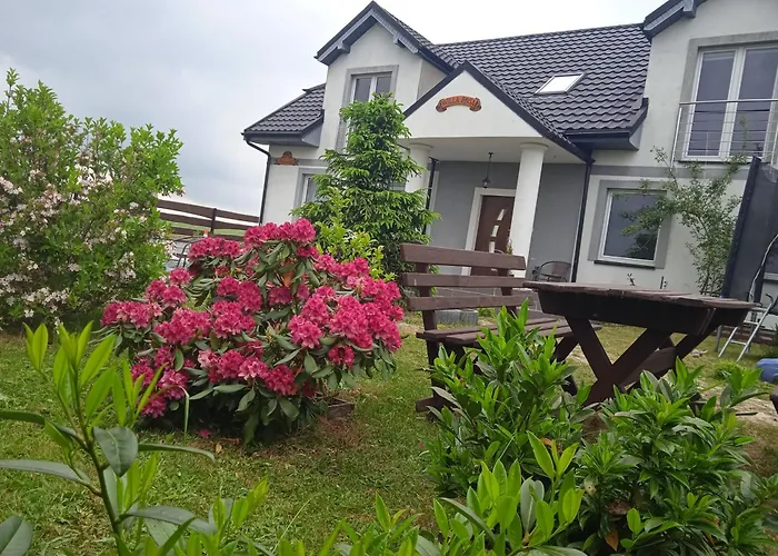 ホームステイ Rosa - Dom Dla 20 Osob Z Jacuzzi I Sauna Ogrodowa Kaszuby *